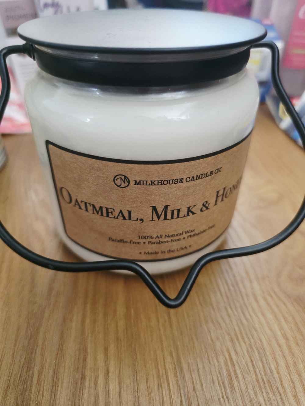 NEW Milkhouse Candle Co. Butter Jar Scented Candle - Oatmeal, Milk & Honey 22 oz